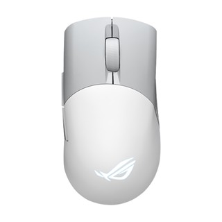 คีย์บอร์ด และเมาส์ --- WIRELESS MOUSE (เมาส์ไร้สาย) ASUS ROG KERIS WIRELESS AIMPOINT (WHITE)