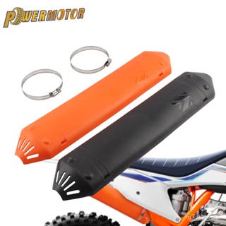 For KTM Exhaust Protector EXC 300 Motorcycle Parts XC XCW 300 250 Universal Enduro Dirt Bike Muffler Guard Motocross Acc