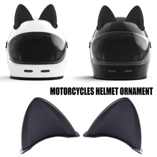 2pcs Universal Motorcycle Helmet Cat Ears Decoration Outdoor Sport Horns Corner Motorcycle Helmet Decoration Accessories