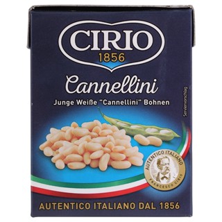 ซีลิโอแคนแนลลินีถั่วขาวในน้ำเกลือ 380กรัม  /  Cirio Cannellini White Beans 380g.