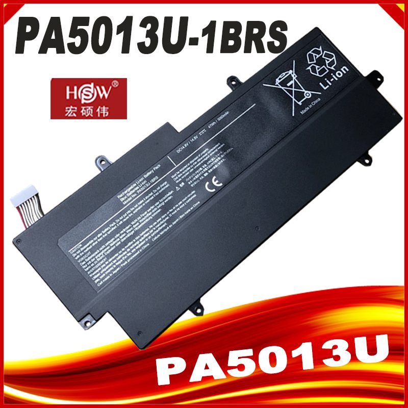 PA5013U แบตเตอรี่แล็ปท็อปสำหรับ Toshiba Portege Z830 Z835 Z930 Ultrabook PA5013U-1BRS 14.8V 3060MAh