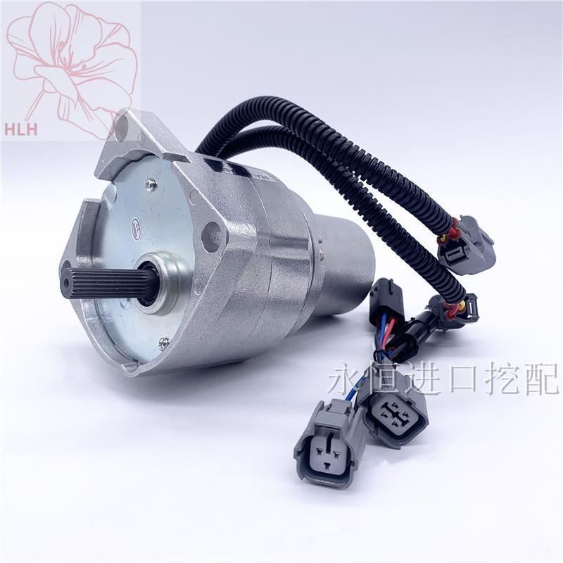 อุปกรณ์เสริมรถขุด Kobelco SK60SR 75-8 SK200 230-6-6E มอเตอร์คันเร่งเติมน้ำมันอัตโนมัติ