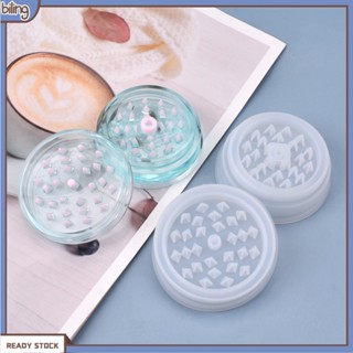 [biling] Smoke Grinder Resin Epoxy Mold DIY Spice Crusher Silicone Grinding Tools Mould