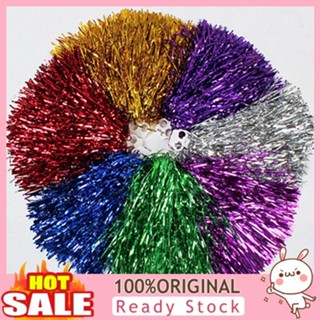 [B_398] 1Pc Metallic Cheerleader Cheer Dance Party Team Sports Pom Poms