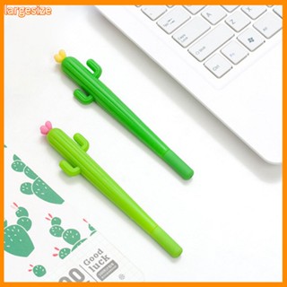 &lt;LS&gt; Lovely Cactus 0.5mm Black Ink Gel Pen School Office Student Stationery Gift