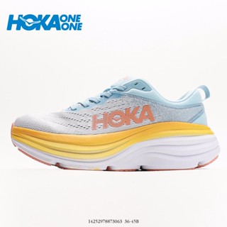 [พร้อมส่ง] Hoka One Bondi8 รองเท้าวิ่งแฟชั่น สําหรับผู้หญิง