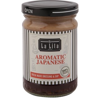 เดอลาลิต้าน้ำสลัดอโรมาติคเจแปนนิส 165กรัม  /  Delalita Aromatic Japanese Dressing 165g.