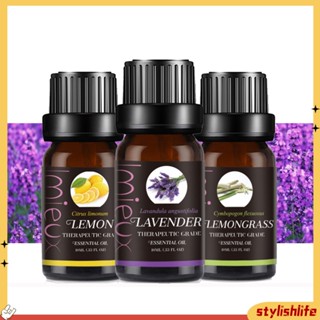 {stylishlife} 10ml Moisturizing Massage Essential Oil Natural Aroma Stress Relief