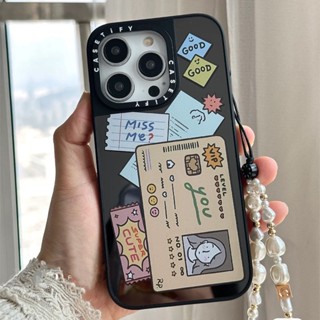เคสโทรศัพท์มือถือ แบบกระจก ลายการ์ตูน สําหรับ Apple 14pro max 13 11 12pm XR 8