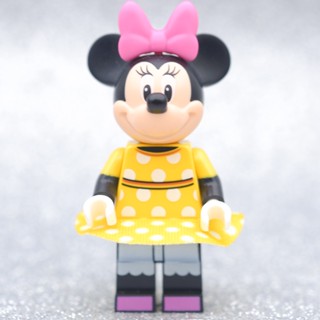 LEGO Minnie Mouse Yellow Dress DISNEY  - LEGO เลโก้ มินิฟิกเกอร์ ตัวต่อ ของเล่น