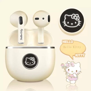 Sanrio Hello Kitty หูฟังบลูทูธไร้สาย hellokitty ที่อุดหู เวอร์ชั่นมินิ สัมผัส คุณภาพสูง