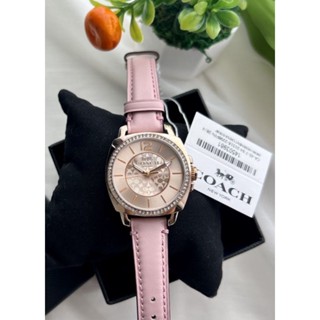 💓💓⌚⌚BOYFRIEND WOMENS PINK LEATHER STRAP GOLD WATCH.
สวยมาก สีใหม่