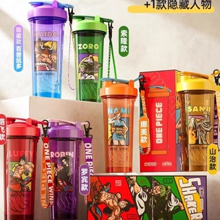 พร้อมส่ง ขายดีที่สุด แก้วน้ํา ลายฮีโร่ One Piece Co-Branded Series Spiderman Shaker สําหรับออกกําลังกาย