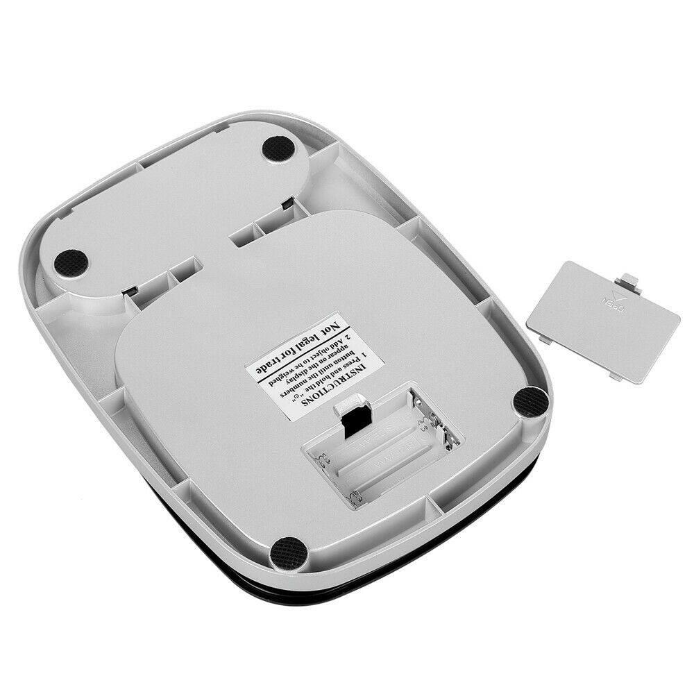 เครื่องชั่ง ดิจิตอล 10kg/0.1g แป้นสแตนเลส ชั่งอาหาร กาแฟ ถ่านAAA อุปกรณ์เบเกอรี่ - รูปที่ 6