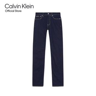 Calvin Klein กางเกงยีนส์ผู้ชาย ทรงเข้ารูป Slim รุ่น J320960 1AP - สีน้ำเงินเข้ม