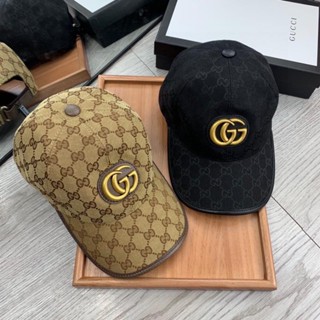 [sports] New_gucci หมวกเบสบอล ผ้าแคนวาส สําหรับผู้ชาย ผู้หญิง H021