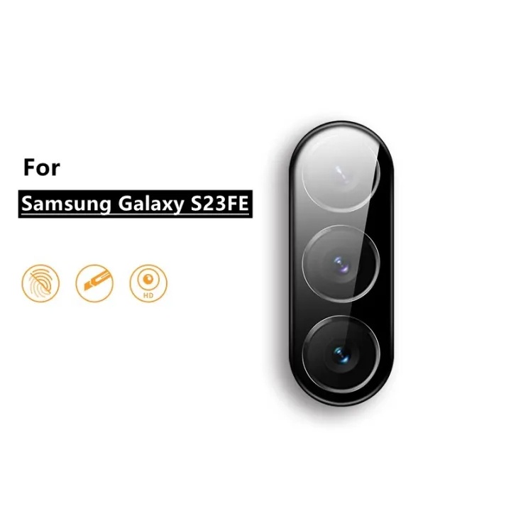 {พร้อมส่ง!!!} ฟิล์มกระจกกล้อง ฟิล์มกันรอย ฟิล์มเลนส์กล้อง ทนทาน สําหรับ Samsung S23FE  ฟิล์มกระจก