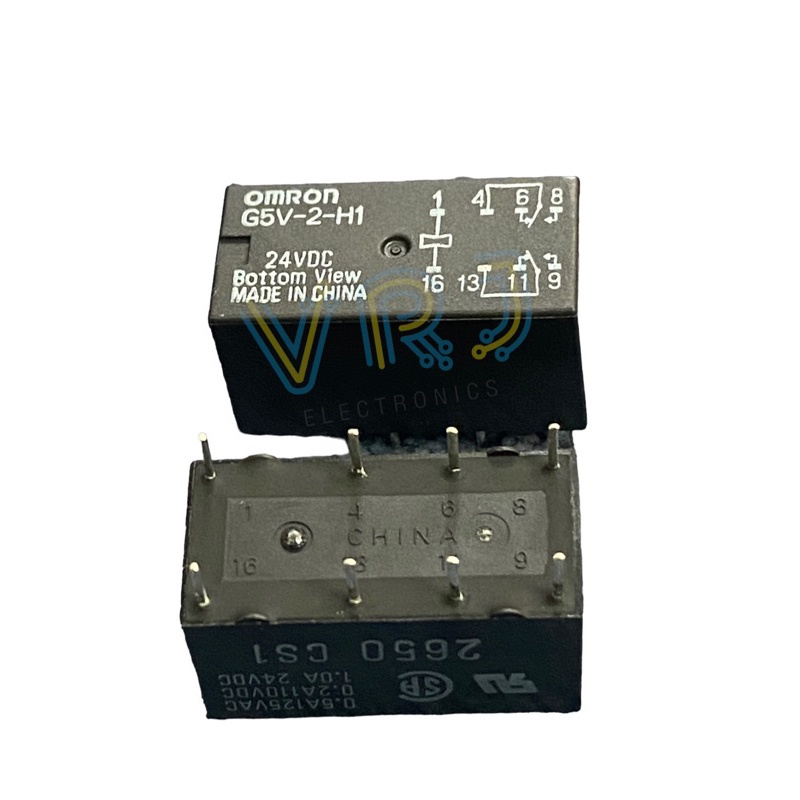 Relay รีเลย์ G5V-2-H1 24VDC  12VDC  5VDCมีพร้อมส่ง🚚🇹🇭