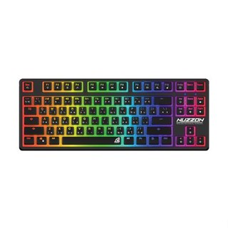 คีย์บอร์ดเกมมิ่ง SIGNO NUZZON KB-751BLK R สีดำ