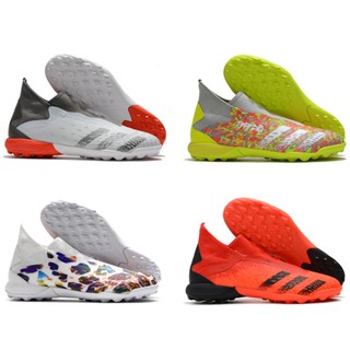 Adidas Falcon รองเท้าบูทฟุตบอล ไร้เชือก MD Freak3 TF 39-45