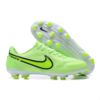 Nike Legend Nine Generations รองเท้าฟุตบอล ผ้าถัก สีเขียว Eur39-45