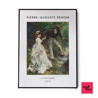 โปสเตอร์วินเทจ Renoir La สำหรับตกแต่งผนังห้อง ภาพวาดแต่งบ้าน แผ่นโปสเตอร์ใหญ่ๆ สวยงาม