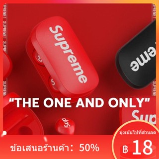 □♠ชุดหูฟังบลูทู ธ binaural สแตนด์บาย Supreme แท้ดั้งเดิมของแท้สำหรับ Apple iPhone สากล x Android