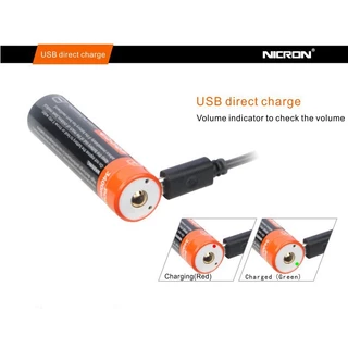 Nicron แบตเตอรี่ ความจุสูง 18650 2600Mah สําหรับ N8 B70 B70Plus N8F B60 H25 B71 N6 B200 F81