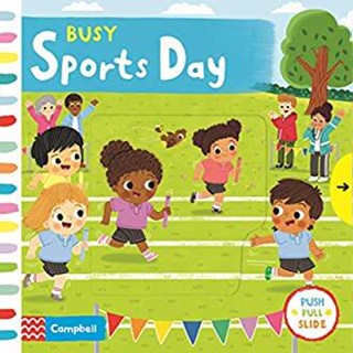 NEW! หนังสืออังกฤษ Busy Sports Day (Campbell Busy Books) (Board Book) [Hardcover]