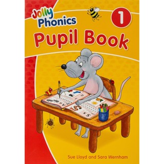 NEW! หนังสืออังกฤษ Jolly Phonics Pupil Book 1 : in Precursive Letters (British English edition) [Paperback]