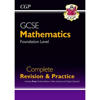 NEW! หนังสืออังกฤษ GCSE Maths Complete Revision &amp; Practice: Foundation inc Online Ed, Videos &amp; Quizzes [Paperback]