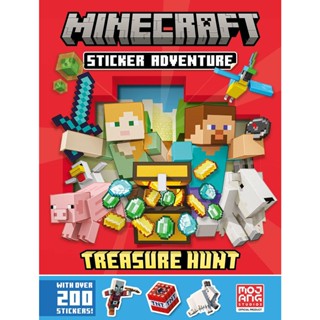 NEW! หนังสืออังกฤษ Minecraft Sticker Adventure: Treasure Hunt [Paperback]