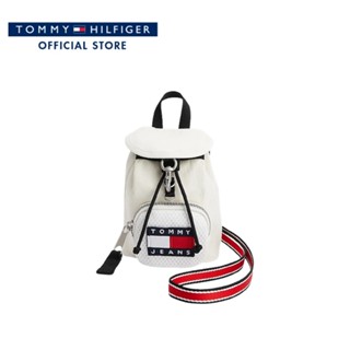 Tommy Hilfiger กระเป๋าเป้ผู้หญิง รุ่น AW0AW14101 0K4 - สีขาว