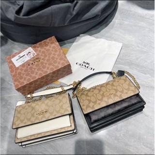 กระเป๋าสะพาย  COACH  มาพร้อมกล่อง