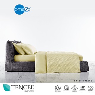 Omazz ผ้าปู 3.5ฟุต 1ชิ้น Collection Tencel Smooth รหัส Swiss Cheese