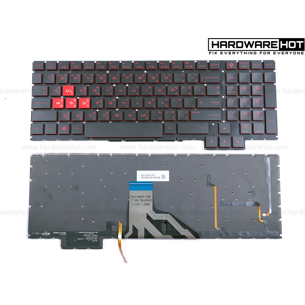 คีย์บอร์ดโน๊ตบุ๊ค KEYBOARD HP OMEN 15-CE TH-EN