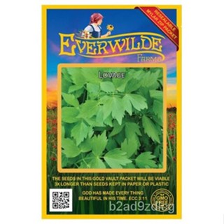 เมล็ด 1 Oz Lovage Herb Seed-ฟาร์ม Everwilde Mylar Seed Pack ซอง