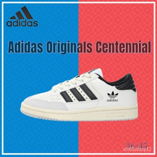 Adidas Originals Centennial 85 Low คอลเล็คชั่นต่ําสไตล์ย้อนยุค ผูกรองเท้าหุ้มส้นรองเท้ากีฬายามว่าง