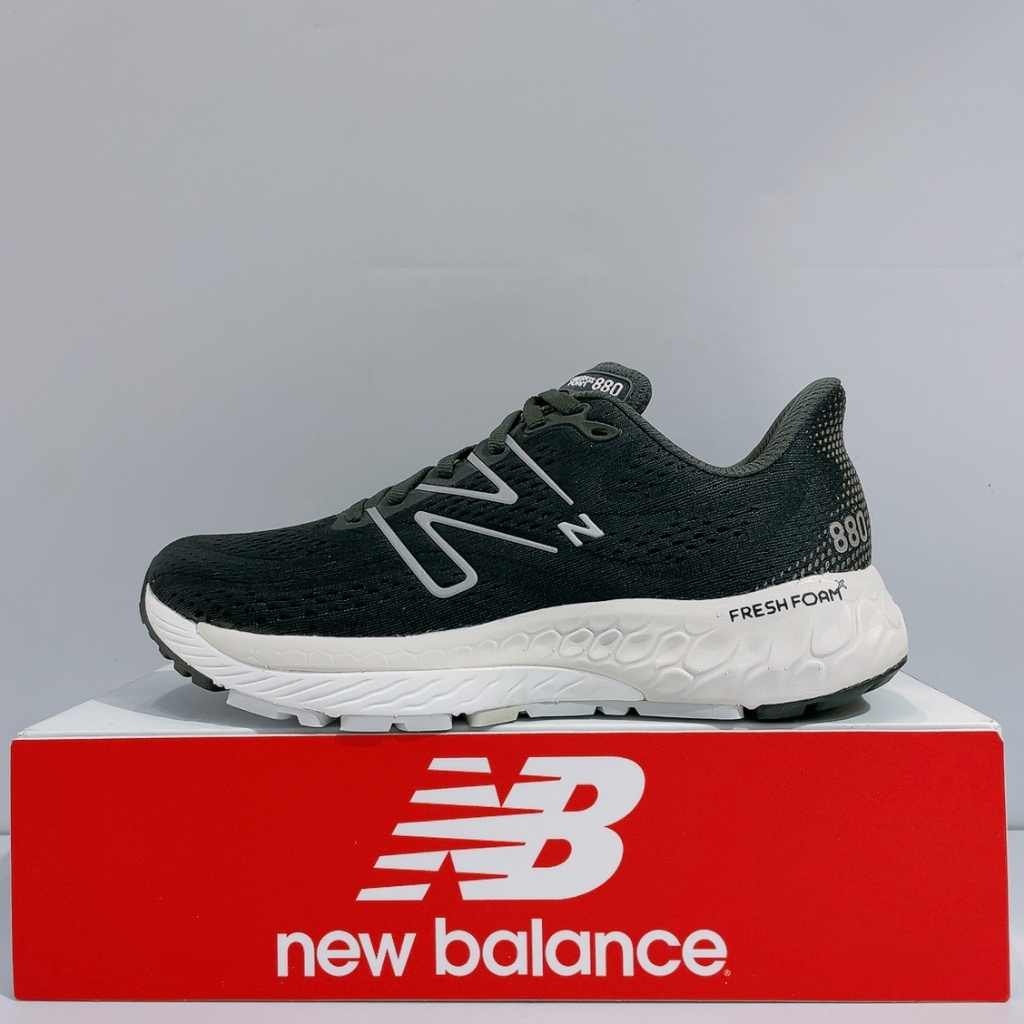 New Balance 880 Girls Black Breathable Cushioning ใส่สบาย D Last Sports Jogging Shoes W880K13