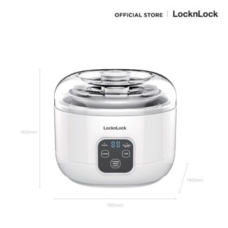 เครื่องใช้ไฟฟ้าในครัวขนาดเล็ก LocknLock เครื่องทำโยเกิร์ต Yogurt Maker ความจุ 1 L. รุ่น EJY211