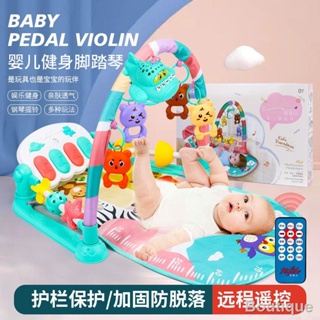 รถเข็นเด็ก Baby Pedal Piano Fitness Rack ของเล่นเด็กแรกเกิดกล่องของขวัญสำหรับเด็ก 0-3-12 Baby Music Early Education Puzz