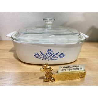 ส่งฟรี CHANEL2HAND99 CORNINGWARE CORNING WARE 2L Blue Corn Flower PYROCERAM IWAKI MADE IN JAPAN