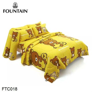 Fountain ผ้านวม (ไม่รวมผ้าปูที่นอน) ริลัคคุมะ Rilakkuma FTC018 #ฟาวเท่น ผ้าห่ม