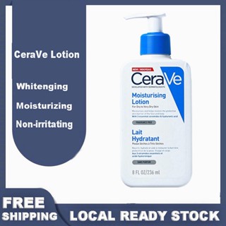 236mlเซราวี CERAVE Moisturising Lotion โลชั่นบำรุงผิว เนื้อสัมผัสบางเบา (โลชั่น Moisturising Lotion ผิวชุ่มชื้น)