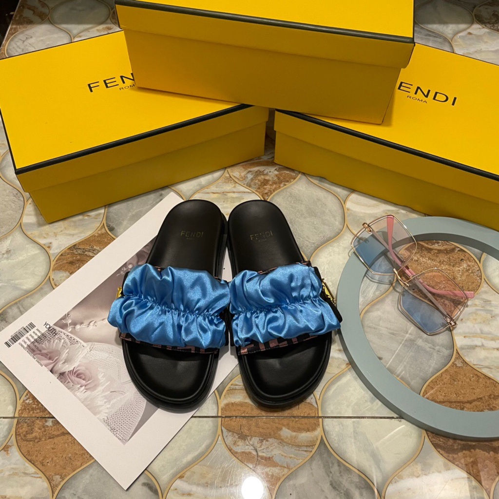 ❣✌P90 Fendi Collection รองเท้าแตะ/รองเท้าแตะซีรีส์แรก