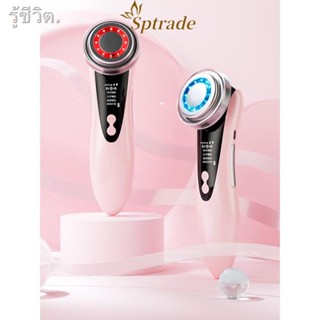 Galvanic Facial Machine Mesotherapy Electroporation RF LED Therapy Beauty Radio Frequency Skin Tightening Device Face Ma