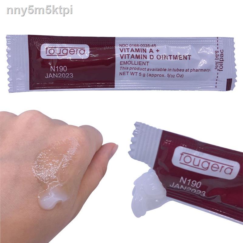 100pcs/pack Fougera Vitamin A D Ointment Tattoo Aftercare Cream A and D Vitamin Ointment Anti Scar Permanent Makeup Micr