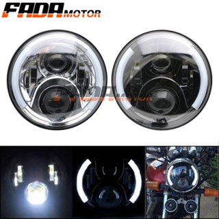 ขายดี ไฟหน้า LED 7 นิ้ว สําหรับ Harley-Davidson gliding King of the Road successor Fat Hoya