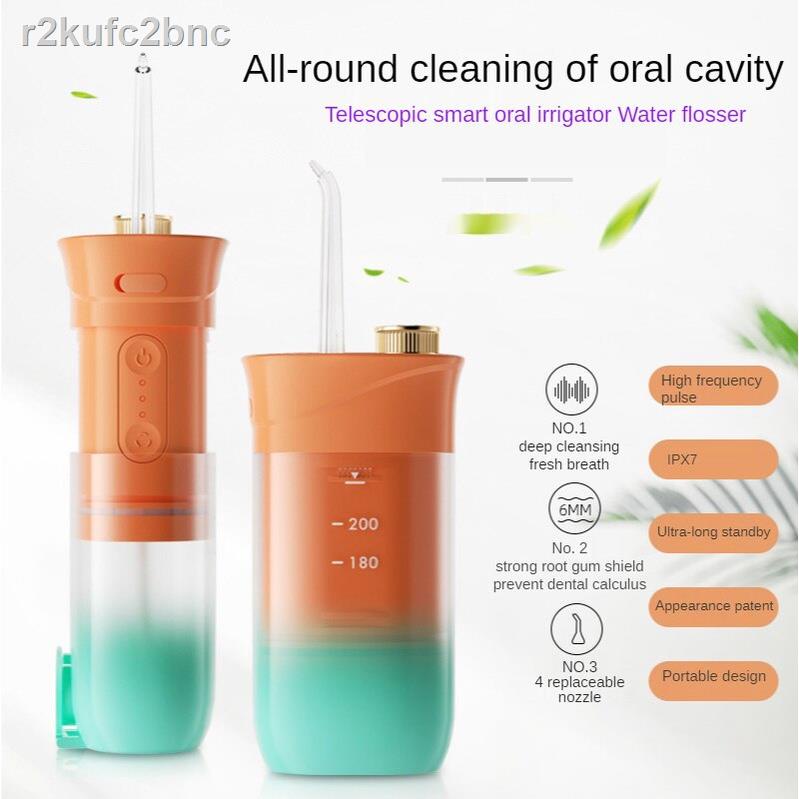 Oral care Water Flosser Portable foldable Oral Irrigator Dental floss Water Pick Scarling teeth Flos