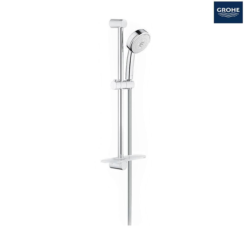 GROHE NEW TEMPESTA COSMO SHOWER RAIL SET III 600 MM. WITH DISH 27929002 Shower Valve Toilet Bathroom Accessory Set Fau